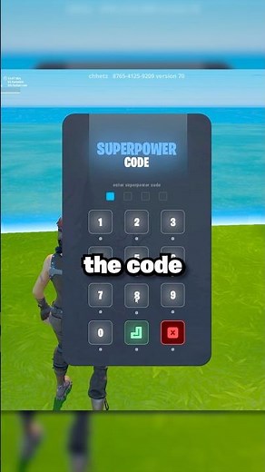 Infinite secret code in 1v1v1 Reload! #fortnite #secretcode #chhetz #fortnitereload #fortnitetips