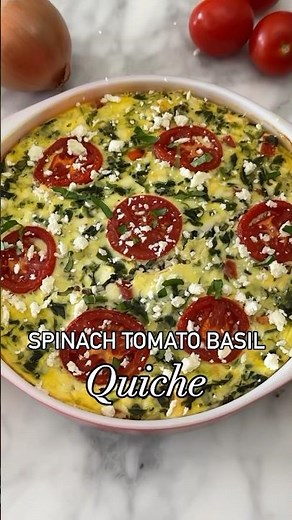 The best ever crustless quiche!