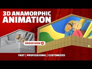 3D Anamorphic Animation Portfolio in 2026 | Animaster Studio