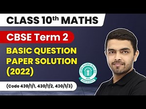CBSE Class 10 Maths Basic Question Paper Solution 2022 | Maths Class 10 Answer Key 2022-23