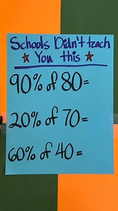 Percentage hack #reels #math | Playing with Food