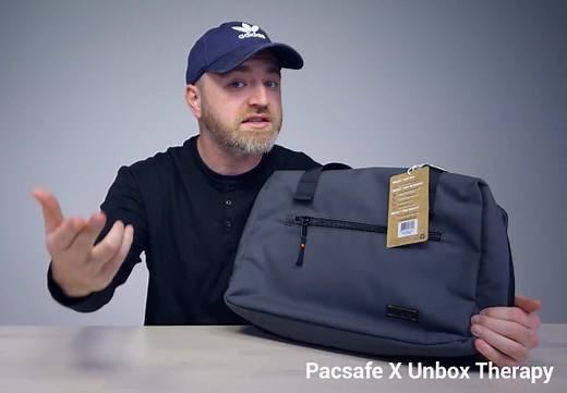Buy Unbox Therapy x Pacsafe Anti-Theft Briefcase & Backpack Online | Pacsafe Official