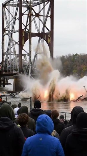 Have you ever seen a bridge explode? #bridge