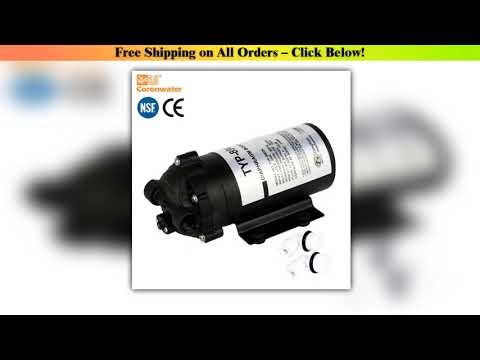 Coronwater 4.5 Lpm Pressure Pump 8900K RO Water Filter Booster Wholesale Best Quality New