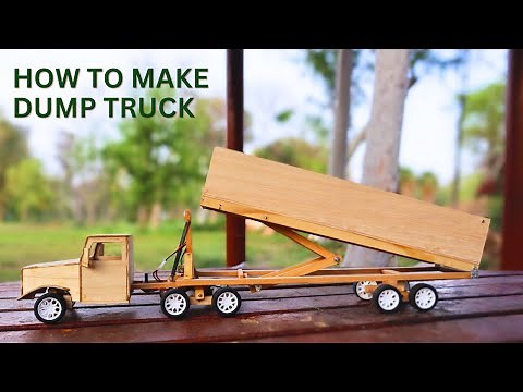 How to Make RC Dump Truck at Home - DIY Remote Control Truck