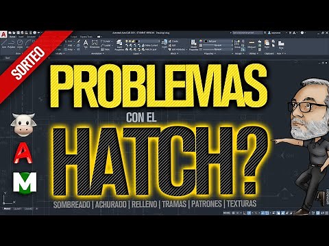 🗼🐄 AutoCAD HATCH Sombreado Achurados 30 SOLUCIONES y TIPS a problemas y errores TUTORIAL en español