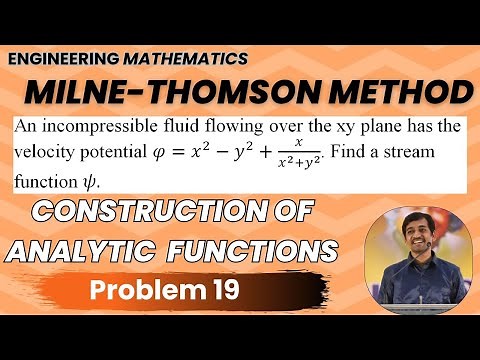 Milne Thomson Method Problem 19 | Construction of Analytic Functions