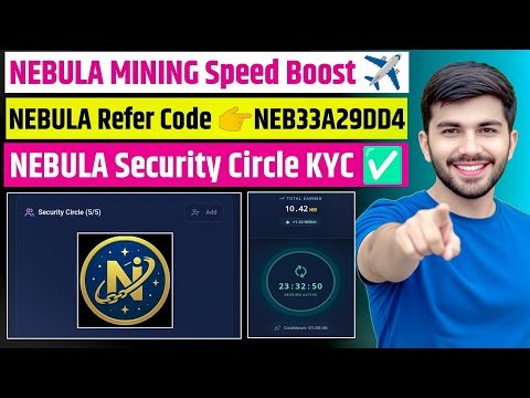 NEBULA MINING Speed Increase Double Reward NEB📛| NEBULA Protocol 2x Claim | NEBULA BUY SELL Withdraw