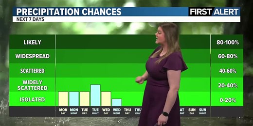 Feeling like Spring: Damp, mild temps, minor rain chances