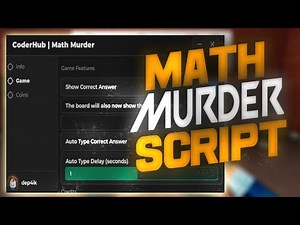 Math Murder script – (Show Correct answers, Auto Type)