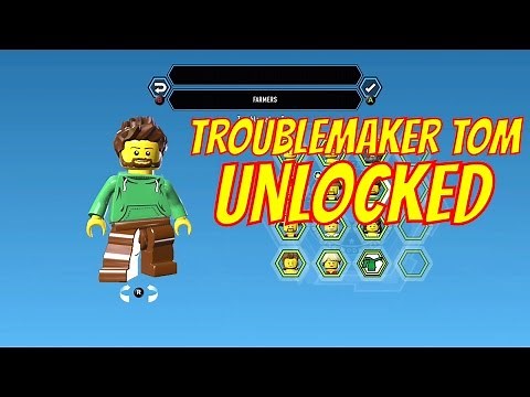 LEGO City Undercover Remastered Troublemaker Tom Unlock Location and Free Roam Gameplay