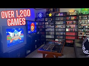 Full Game Room Tour - Games, Consoles, Arcades and MORE