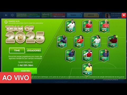 DLS 26 | 🔴AO VIVO🔴 ABRINDO AGENTES EM BUSCA DOS TOTY NO DREAM LEAGUE SOCCER 2026