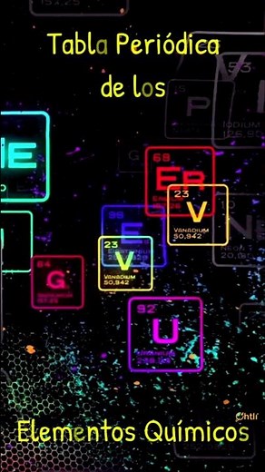 The Periodic Table of the Elements SCIENCE #scientificdissemination #scienceforall #chemistry