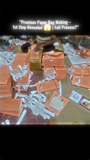 Manufacturing Business Paper Bag Full Making ProcessBulk Orders & Commercial Use #PaperBagMaking