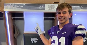 Ashton Moore discusses Kansas State commitment