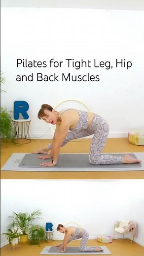 Tight Hamstrings Solved With This Active Movement Method #girlwiththepilatesmat