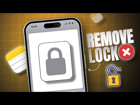How to Remove Lock on iPhone Note App | Unlock Notes App Permanently on iPhone