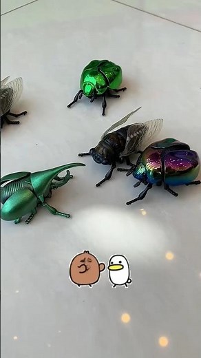 Shiny Insect Bug Toys Collection | Realistic Crawling Fun 🪲 #InsectToys #BugLife #FunPlay