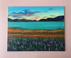 Wonderful view / Acrylic Painting Techniques | Painting