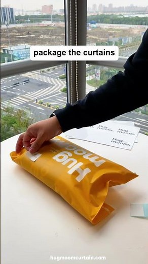 Packing Box Perfection: Immersive Custom Curtain Unboxing for Home Makeover | Hugmoom