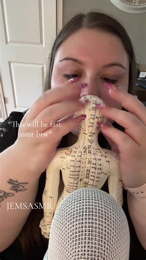 I no longer do fast ASMR, but I did one of these back in November of last year & I remember enjoying it, so I’m bringing it back just for this video #jemsasmr #asmr #asmrcommunity #crispasmr #asmrsounds #asmrrelax #acupuncturedollasmr