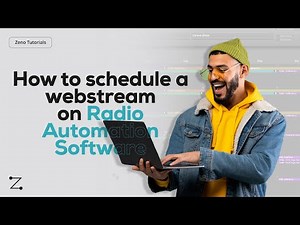 How to schedule a webstream with a linked calendar on the Radio Automation Software