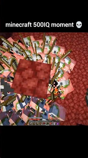 Minecraft 500Iq moment 💀 (reupload)