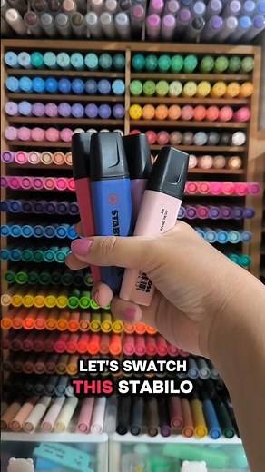 Stabilo Wildflower Set swatches🌸 soft pastel highlighters perfect for journaling, notes, and aestics