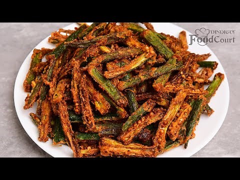 Crispy Lady's Finger Fry/ Kurkuri Bhindi/ Okra Fry