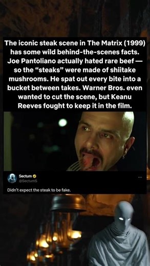 The Matrix (1999) — The Fake Steak Scene