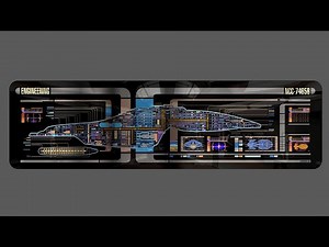Star Trek LCARS Animations - Voyager Master Situation Display 2