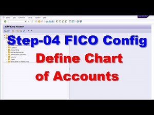 04 FICO Config Define Chart of Accounts