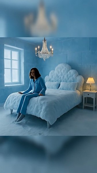 Which Bed Would You Sleep In??✨️🛏 ❄️ #shorts #asmr #satisfying #ai #relaxing #relax #aivideo #aiasmr