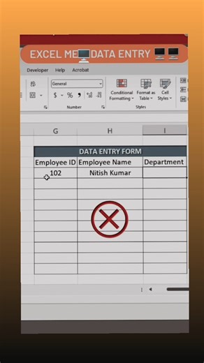 Excel me data entry new trick 🖥️💻#shortsviral #shortvideo #trending#viralvideos #computer#shortsfeed