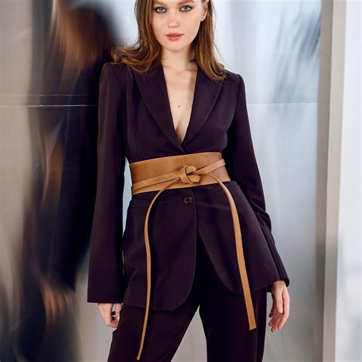 Leather Wrap Waist Belt, Leather Obi Belt for Women, Wide Tie Belt, Belt Without Buckle Women, Waist Corset Belt, Wide Waist Belt Leather - Etsy