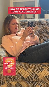 How to teach your kid to be accountable! 👀📝 📕Pick up your copy of “How to Talk to Kids About Anything,” for more tips like these! | Dr. Robyn J.A. Silverman