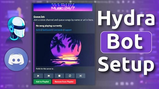 How To Setup Music Bot On Discord | Hydra Bot 2023 Setup Guide | Setup DJ Role