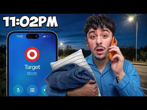 I Called 100 Stores to Let Me Stay Overnight.. *it worked*