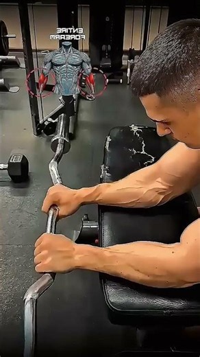 El Truco de los Culturistas para Antebrazos Enormes 💪 #gains #training