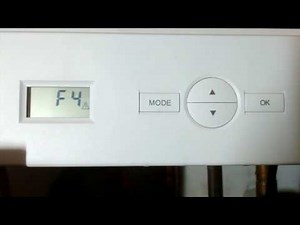 How to reset the Viessmann Vitodens 050 boiler error F4 fault Central Heating Combi