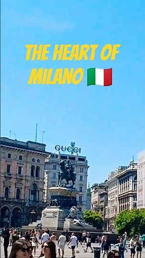 POV: Walking through Piazza del Duomo in Milan ✨