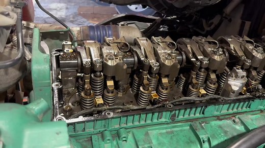 #volvo valve adjust and engine brake valbe replacement