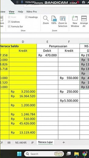 How to Calculate the Ending Balance of the Adjusted Trial Balance Columns on the Worksheet