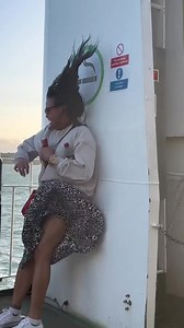 The Red Funnel Blow Out 💁🏼‍♀️💨🤣 ⁣ Thanks so much to mburrows_01 on TikTok for letting us share this amazing video from a breezy day on deck last summer - we love it!🎥 ⁣ #RedFunnel #RedFunnelFerry #TheSolent | Red Funnel Isle of Wight Ferry