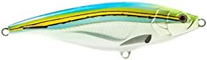 Nomad Design Madscad 115 Sinking SW Twitchbait - Ideal for Snook, Striped Bass - BKK Diablo 5X Singles 3/0 Hooks, 4-1/2 inch - 1-1/2 oz, Fusilier