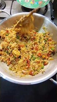 Fried Rice | Tawa Pulao | Mumbai Style Tawa Pulao |