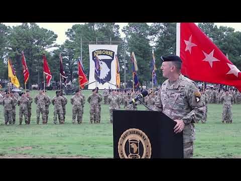 Airborne Division Command Change ceremony