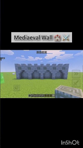 How to Create a Medieval Wall in Seconds! in Minecraft