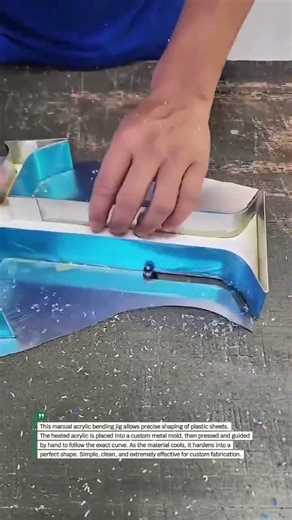 Perfect Acrylic Bending by Hand Using Simple Jig #AcrylicBending #DIY #Plastic